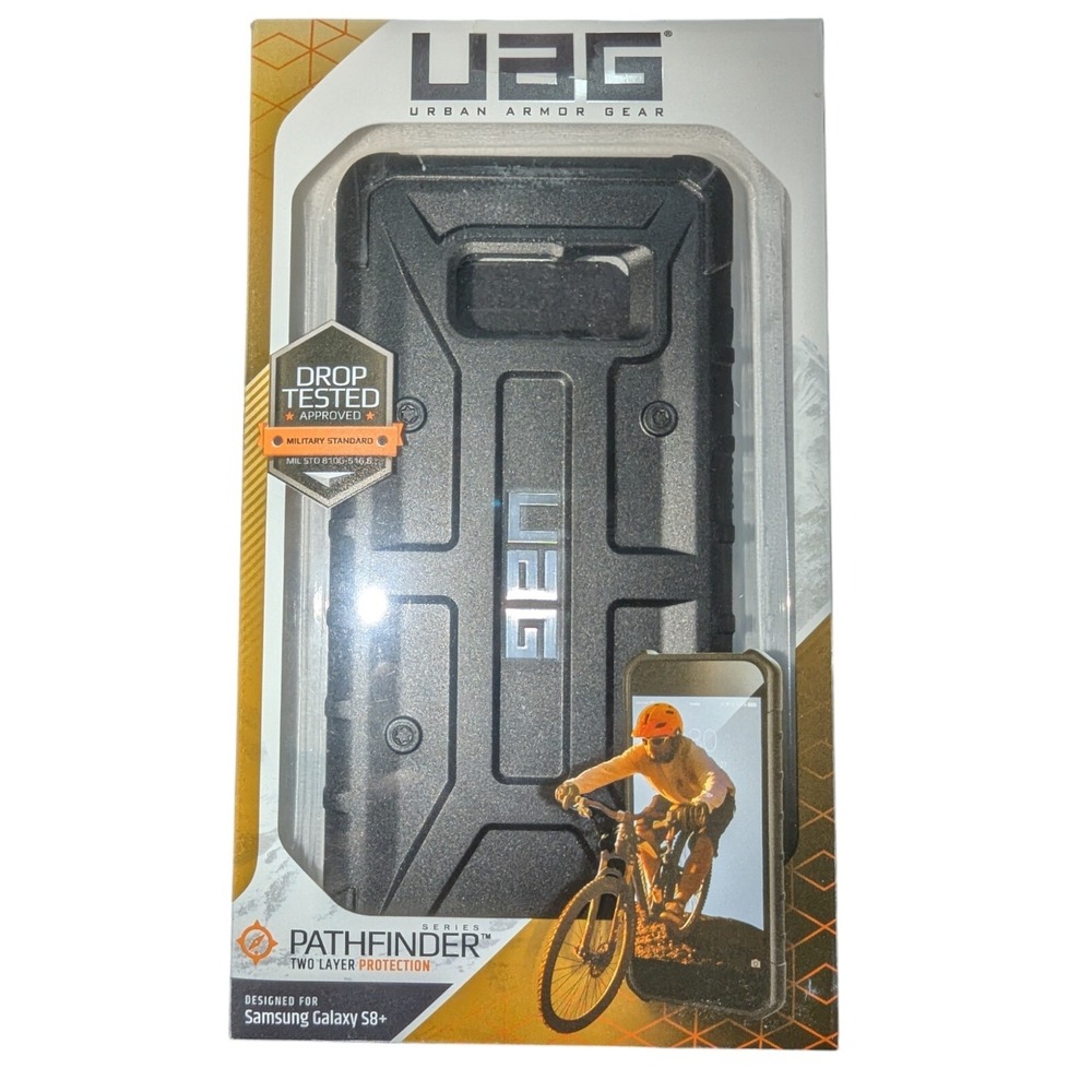A5. UAG, Samsung Galaxy S8+ Phone Case Rugged Polycarbonate - PATHFINDER Black